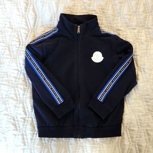 Boys 2T Moncler zip up top